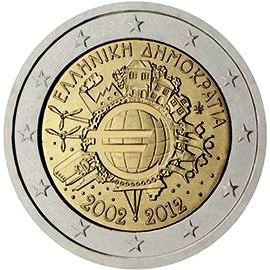 монета 2 евро Греция монета 2 евро Греция