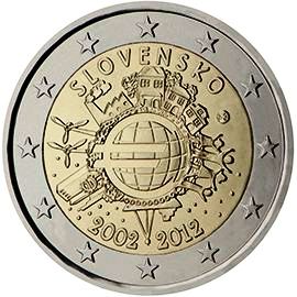 монета 2 евро Slovakia монета 2 евро Slovakia