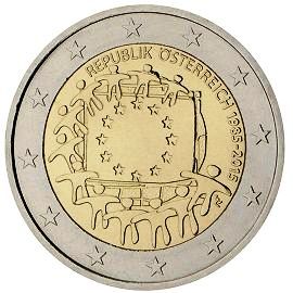 монета 2 евро Австрия монета 2 евро Австрия