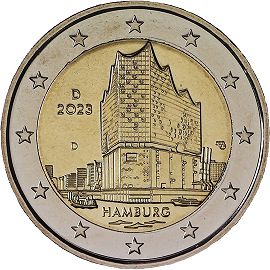 2 евро 2023 Германия 2 евро 2023