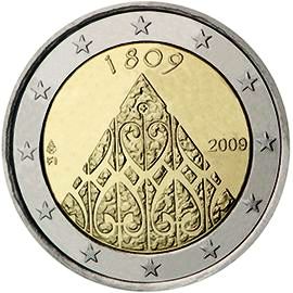 монета 2 евро 2009 fi монета 2 евро 2009 fi