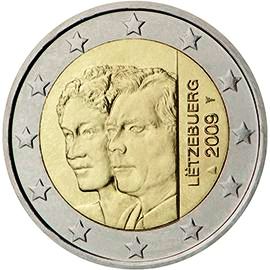 монета 2 евро 2009 lu монета 2 евро 2009 lu