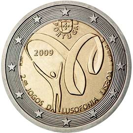 монета 2 евро 2009 pt монета 2 евро 2009 pt