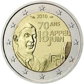 монета 2 евро 2010 fr монета 2 евро 2010 fr