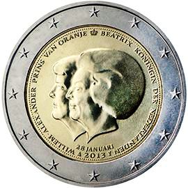 монета 2 евро 2013 Netherlands_Abdication монета 2 евро 2013 Netherlands_Abdication