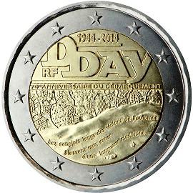 монета 2 евро 2014 Франция монета 2 евро 2014 Франция