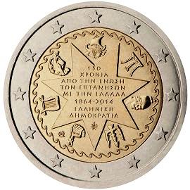 монета 2 евро 2014 Греция монета 2 евро 2014 Греция