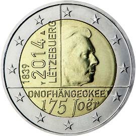 монета 2 евро 2014 Luxembourg монета 2 евро 2014 Luxembourg