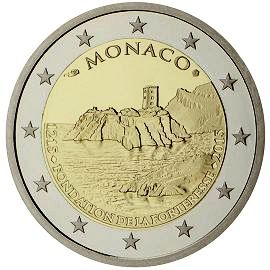 монета 2 евро 2015 Monaco монета 2 евро 2015 Monaco