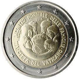 монета 2 евро 2015 Vatican_City монета 2 евро 2015 Vatican_City