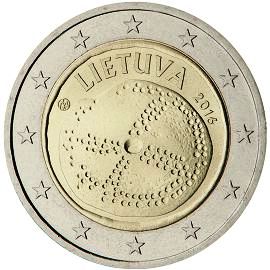 монета 2 евро 2016 Lithuania_baltic_culture монета 2 евро 2016 Lithuania_baltic_culture