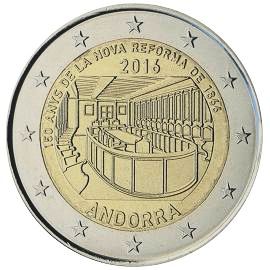 монета 2 евро 2016 andorra_150_anniversary монета 2 евро 2016 andorra_150_anniversary
