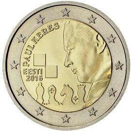 монета 2 евро 2016 estonia монета 2 евро 2016 estonia