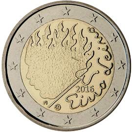 монета 2 евро 2016 finland_leino монета 2 евро 2016 finland_leino