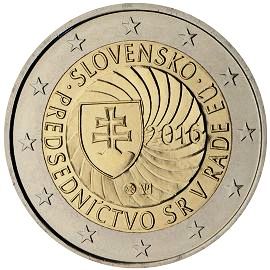 монета 2 евро 2016 slovakia_presidency монета 2 евро 2016 slovakia_presidency
