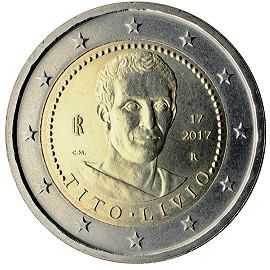 монета 2 евро 2017 Italy_Titus монета 2 евро 2017 Italy_Titus