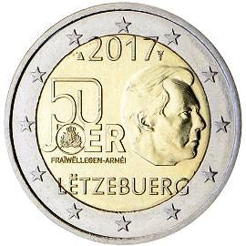 монета 2 евро 2017 luxembourg_anniversary монета 2 евро 2017 luxembourg_anniversary
