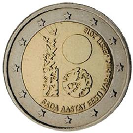 монета 2 евро 2018 estonia_independence монета 2 евро 2018 estonia_independence
