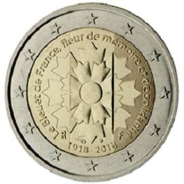 монета 2 евро 2018 france_cornflower монета 2 евро 2018 france_cornflower