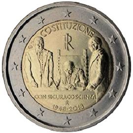 монета 2 евро 2018 italy_anniversary монета 2 евро 2018 italy_anniversary