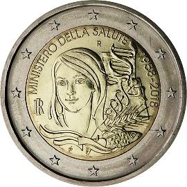 монета 2 евро 2018 italy_health монета 2 евро 2018 italy_health