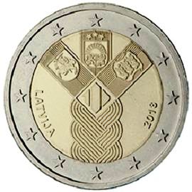 монета 2 евро 2018 latvia_joint монета 2 евро 2018 latvia_joint
