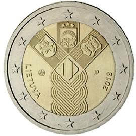 монета 2 евро 2018 lithuania_joint монета 2 евро 2018 lithuania_joint