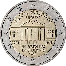монета 2 евро 2019 et_centUnivTartu монета 2 евро 2019 et_centUnivTartu