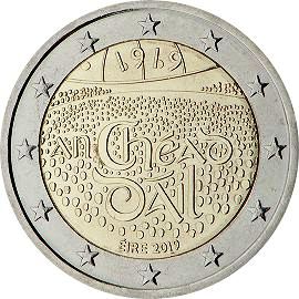 монета 2 евро 2019 ie_100anniv_Irishparliament монета 2 евро 2019 ie_100anniv_Irishparliament