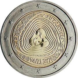 монета 2 евро 2019 lt_sutartines монета 2 евро 2019 lt_sutartines