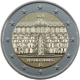 монета 2 евро 2020 de_brandenburg монета 2 евро 2020 de_brandenburg