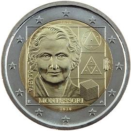 монета 2 евро 2020 it_150mariamontessori монета 2 евро 2020 it_150mariamontessori