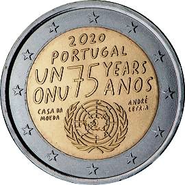 монета 2 евро 2020 pt_75un монета 2 евро 2020 pt_75un