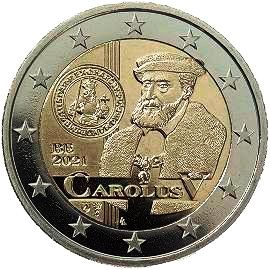 монета 2 евро 2021 be_autumn монета 2 евро 2021 be_autumn