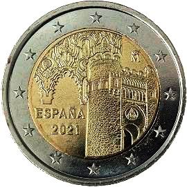 монета 2 евро 2021 es_unesco_toledo монета 2 евро 2021 es_unesco_toledo