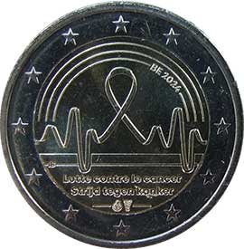 Бельгия 2 евро 2024 Бельгия 2 евро 2024