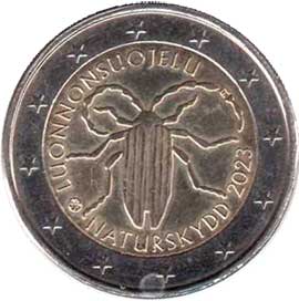 Франция 2 евро 2023 Финляндия 2 евро 2023