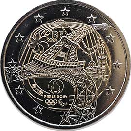 2 евро 2024 Франция 2 евро 2024