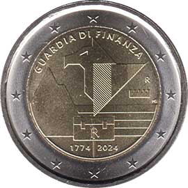 2 евро 2024 Италия 2 евро 2024