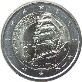 2 евро 2025 Италия 2 евро 2025