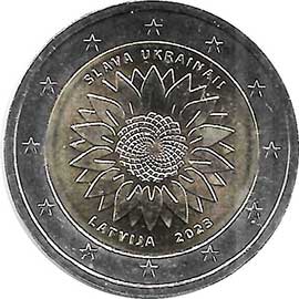 2 евро 2023 Латвия 2 евро 2023