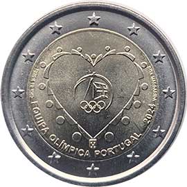 Мальта 2 евро 2024 Португалия 2 евро 2024