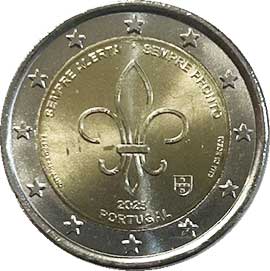 Мальта 2 евро 2025 Португалия 2 евро 2025