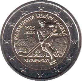 2 евро 2025 Словакия 2 евро 2025