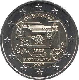 2 евро 2023 Словакия 2 евро 2023
