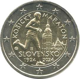 2 евро 2024 Словакия 2 евро 2024