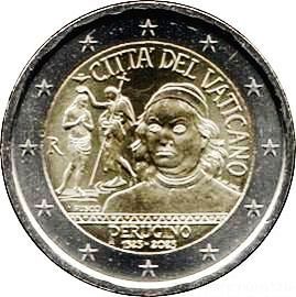 Ватикан 2 евро 2023 Ватикан 2 евро 2023