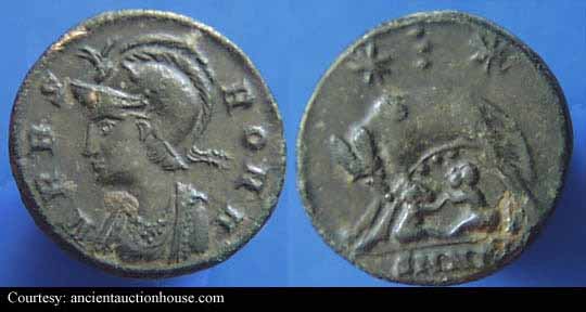 монета Древнего Рима