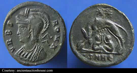 монета Древнего Рима