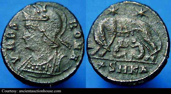 монета Древнего Рима